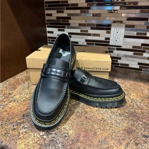 Dr Martens Penton Bex Double Stitch Loafers Sz 43